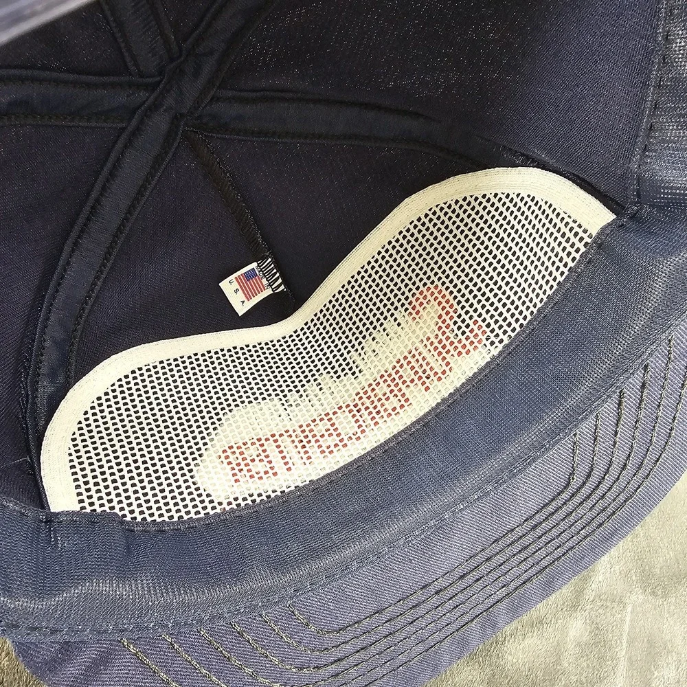 Vintage Wal-Mart Supercenter Trucker Hat Navy Blue Snapback Retro Logo‎ Cap